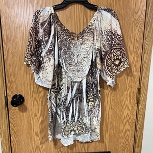 Bohemian Print Women's Top